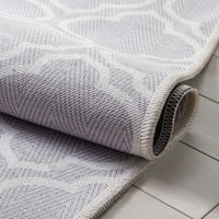 Добро ткаени аполо решетки модерни марокански сиви 7'7 9'10 килим за подрачје за перење машина