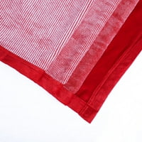 Уникатни поволни цени мека топла нејасна микрофибер градиентна ќебе црвена кралица