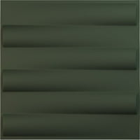 Ekena Millwork 5 8 W 5 8 H Naomi Endurawall Декоративен 3Д wallиден панел, Ultracover Satin Hunt Club Green