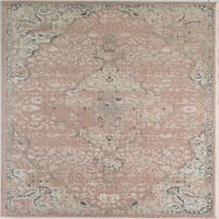 Harper HY50B Пинк Амарант Транзициски гроздобер килим на розова област, 10'x14 '